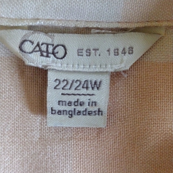 4@30.00 or 20.00 PLUS Size Blouse by CATO - Picture 3 of 12